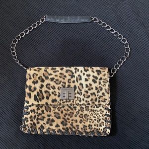 BCBGeneration Leopard purse/clutch
